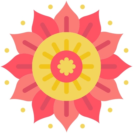 colorful flower icon