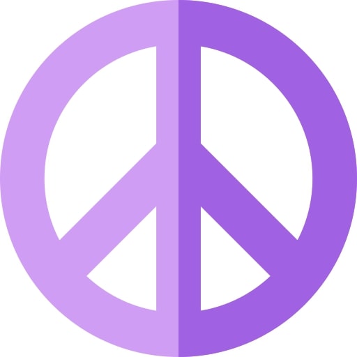 peace sign icon