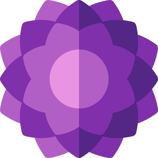 purple flower icon