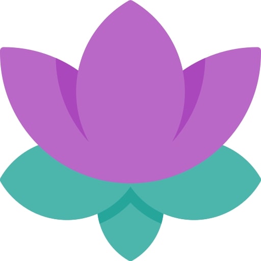 purple lotus icon