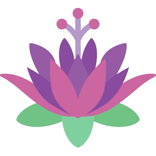 purple flower icon